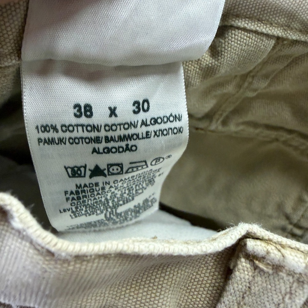Dockers D3 Pant Men 38x30 Beige Cotton Cargo Straight Classic Technician Utility - Picture 4 of 10